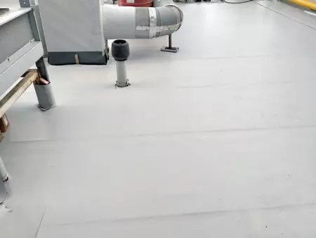 Мембранная кровля после установки